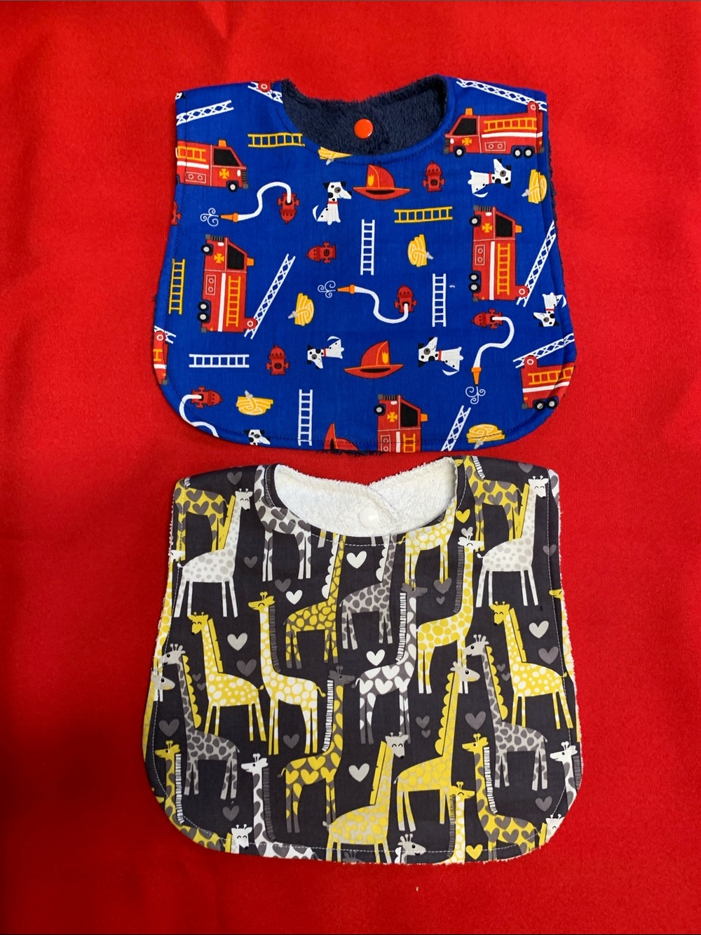 Toddler size bib handmade unused.